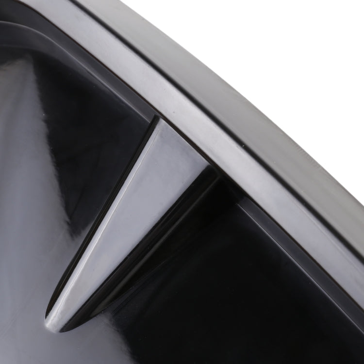 2 PCS Car Soft Silicone Decorative Sticker Outside Sticker, Bright Black - Decorative Sticker by PMC TechLife | Online Shopping South Africa | PMC TechLife | Buy Now Pay Later Mobicred