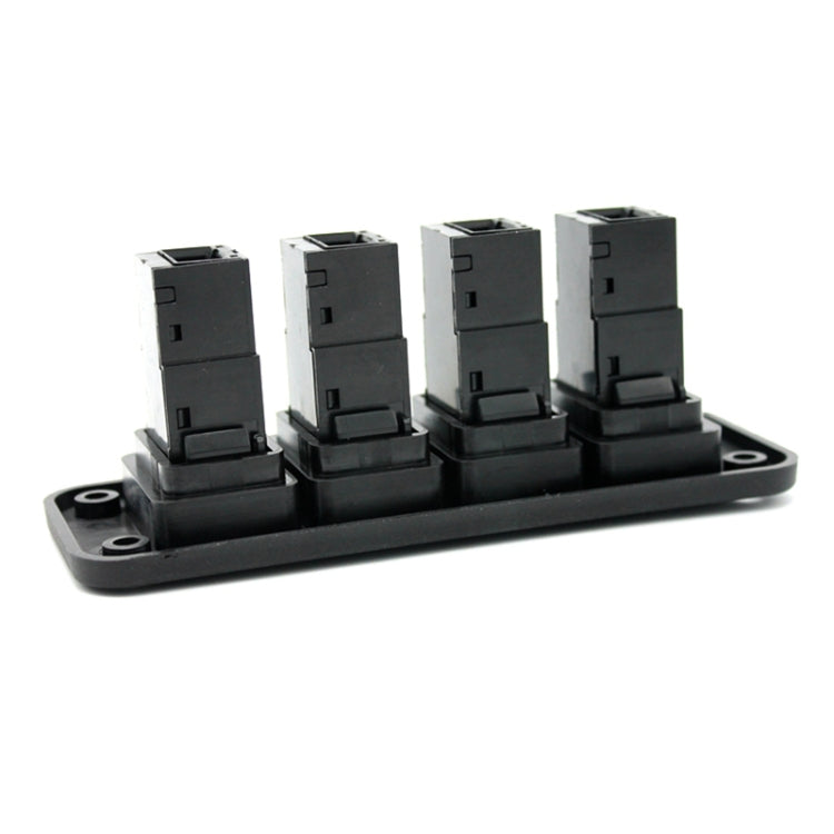 12-24V Car Modified 4-position Switch Panel for Toyota - Car Switches by PMC TechLife | Online Shopping South Africa | PMC TechLife | Buy Now Pay Later Mobicred