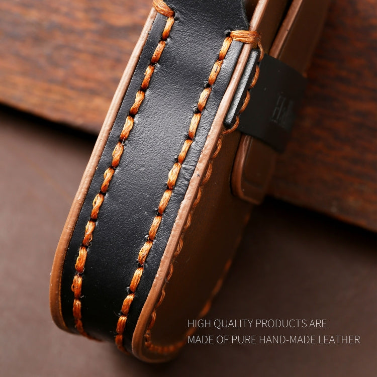 Hallmo Car Cowhide Leather Key Protective Cover Key Case for Subaru Forester(Blue) - Car Key Cases by Hallmo | Online Shopping South Africa | PMC TechLife | Buy Now Pay Later Mobicred