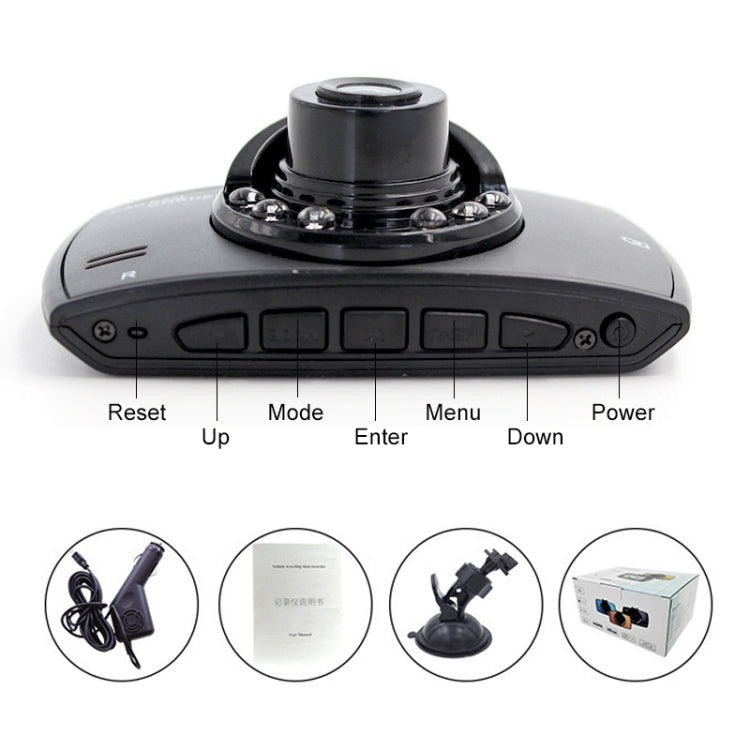 G30 2.2 inch Car 480P Single Recording Driving Recorder DVR Support Parking Monitoring / Loop Recording - Car DVRs by PMC TechLife | Online Shopping South Africa | PMC TechLife | Buy Now Pay Later Mobicred