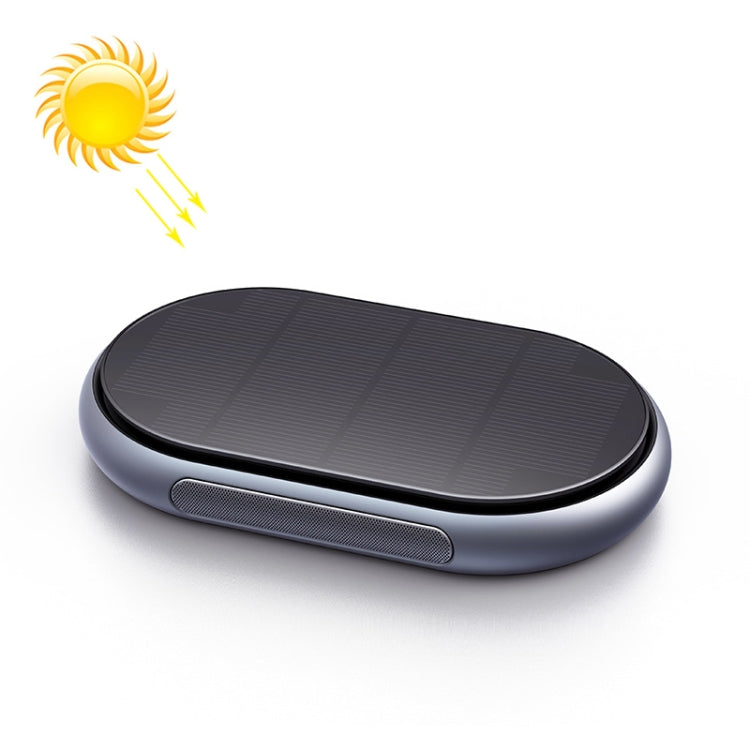 Car Wireless Negative Ion Solar Air Purifier(Grey) - Air Purifier by PMC TechLife | Online Shopping South Africa | PMC TechLife | Buy Now Pay Later Mobicred