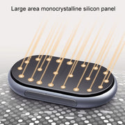 Car Wireless Negative Ion Solar Air Purifier(Grey)