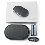 Car Wireless Negative Ion Solar Air Purifier(Grey)