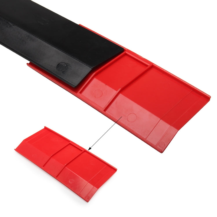 Car Modified ABS Three-stage Rear Wing Side Spoiler Lip - Decorative Strip by PMC TechLife | Online Shopping South Africa | PMC TechLife | Buy Now Pay Later Mobicred