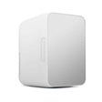 8L 37-48W Tempered Glass Panel Car / Home Mini Refrigerator US Plug(Silver) - Refrigerators by PMC TechLife | Online Shopping South Africa | PMC TechLife | Buy Now Pay Later Mobicred