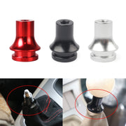 Car Gear Head Adapter Gear Lever Base Connector Stopper M12x1.25 with 3 Copper Adapter (Black)