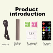 A86 Car Charging Smart Voice-activated Colorful Foot Atmosphere Light