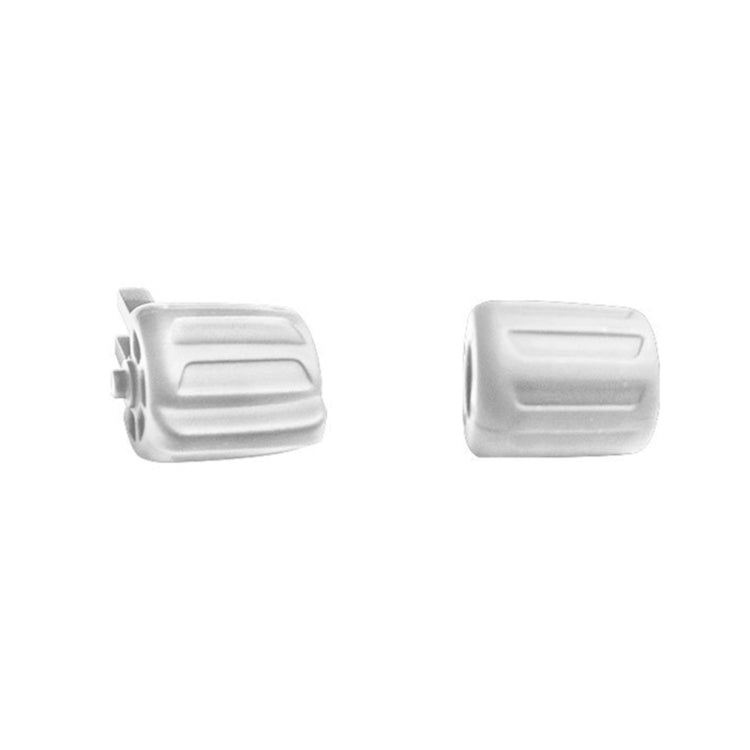 2 PCS Car Multi-functional Steering Wheel Rubber Button for BMW F10 / F07 / F02, Left and Right Drive Universal (Silver) - Steering Wheel Accessories by PMC TechLife | Online Shopping South Africa | PMC TechLife | Buy Now Pay Later Mobicred