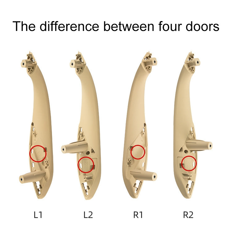 Car Left Front Side Inner Armrest Door Handle for BMW F30 / F35, Left and Right Drive Universal(Beige) - Door Handles by PMC TechLife | Online Shopping South Africa | PMC TechLife | Buy Now Pay Later Mobicred