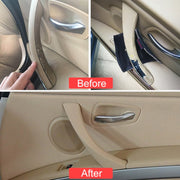 Car Left Side Inner Armrest Door Handle Assembly for BMW E90 2005-2012, Left and Right Drive Universal (Beige)