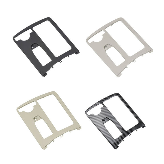 Car Central Control Storage Box Square Cover 2046800107 for Mercedes-Benz C-Class W204 2007-2014, Left Driving(Beige)