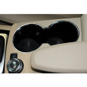 Car Central Control Storage Box Round Cover 2046800107 for Mercedes-Benz C-Class W204 2007-2014, Left Driving(Black)