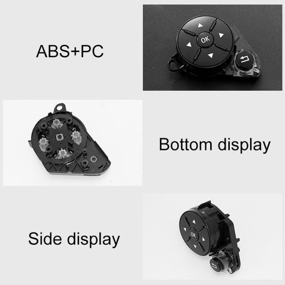 Car Multi-functional Steering Wheel Right Switch Button for Mercedes-Benz W204 / W212 / X204 2008-2015, Left and Right Drive Universal (Grey)