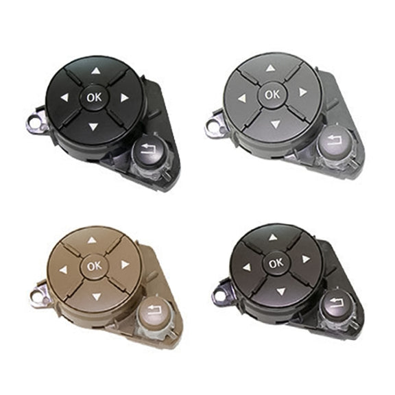 Car Multi-functional Steering Wheel Left Switch Button for Mercedes-Benz W204 / W212 / X204 2008-2015, Left and Right Drive Universal (Beige)