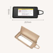 Car Front Row Left Sun Visor Makeup Mirror for Mercedes-Benz S Class W220 1998-2005, Left and Right Drive Universal (Black)