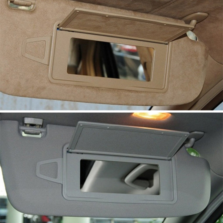 Car Front Row Right Sun Visor Makeup Mirror for Mercedes-Benz S Class W220 1998-2005, Left and Right Drive Universal (Black)
