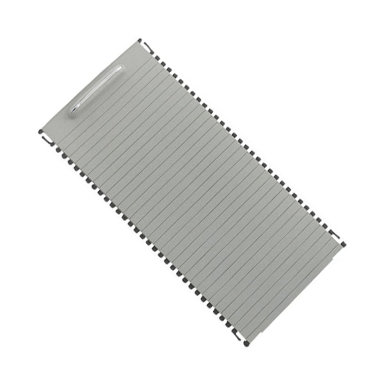 Car Water Cup Holder Roller Blind Zipper Storage Box Trim for Mercedes-Benz W204 / W212 2008-2015 (Grey) - Car Drink Holders by PMC TechLife | Online Shopping South Africa | PMC TechLife