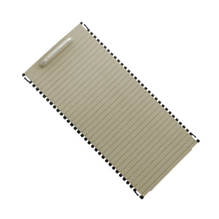 Car Water Cup Holder Roller Blind Zipper Storage Box Trim for Mercedes-Benz W204 / W212 2008-2015 (Beige) - Car Drink Holders by PMC TechLife | Online Shopping South Africa | PMC TechLife | Buy Now Pay Later Mobicred