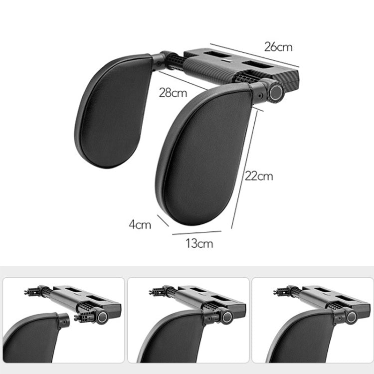 A03 Adjustable Car Auto U-shaped Memory Foam Neck Rest Cushion Seat Pillow (Beige)