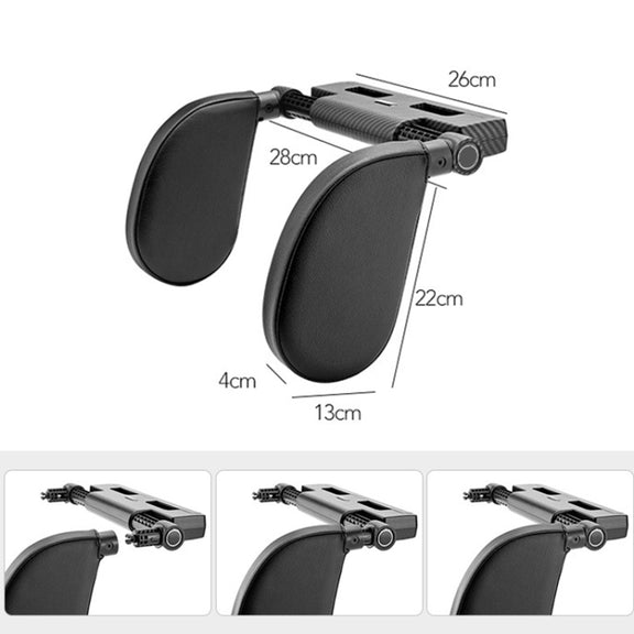 A03 Adjustable Car Auto U-shaped Memory Foam Neck Rest Cushion Seat Pillow (Brown)