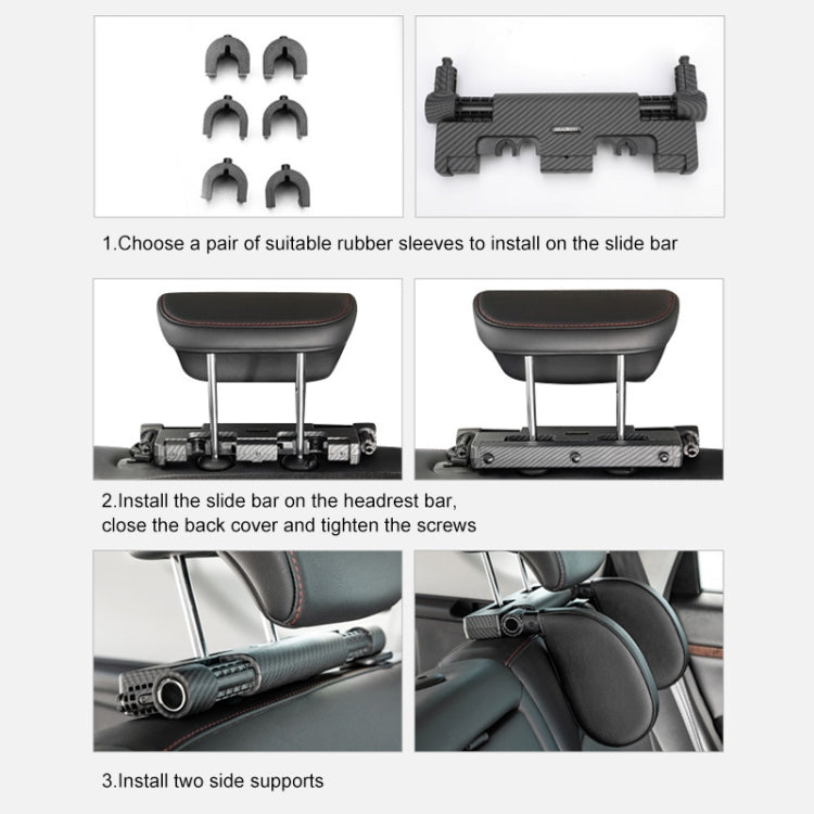 A03 Adjustable Car Auto U-shaped Memory Foam Neck Rest Cushion Seat Pillow (Brown) - Seat Accessories by PMC TechLife | Online Shopping South Africa | PMC TechLife | Buy Now Pay Later Mobicred