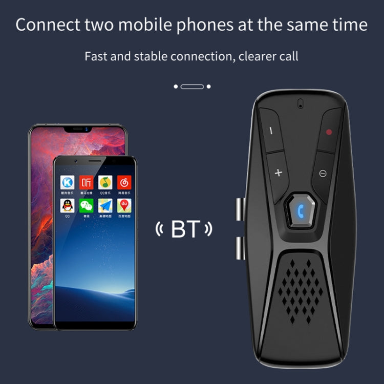 T823 Car Sun Visor Bluetooth Hands-free Call Speaker - free shipping - PMC Jewellery - Order now!