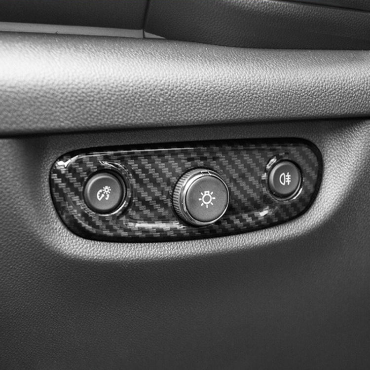 Car Carbon Fiber Headlight Switch Decorative Sticker for Buick Regal 2017-2021 - Car Interior Mouldings by PMC Jewellery | Online Shopping South Africa | PMC Jewellery | Buy Now Pay Later Mobicred