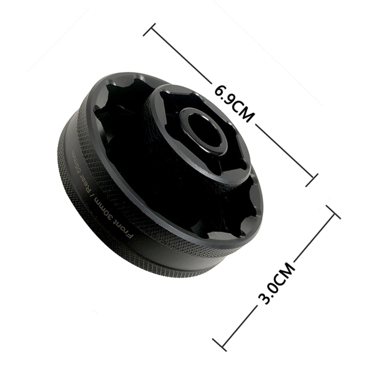 ZK-003 Motorcycle 55mm + 30mm Wheel Nut Socket Tool for Ducati 1098 1198 1199 Multistrada Diavel - Replacement Parts by PMC TechLife | Online Shopping South Africa | PMC TechLife | Buy Now Pay Later Mobicred