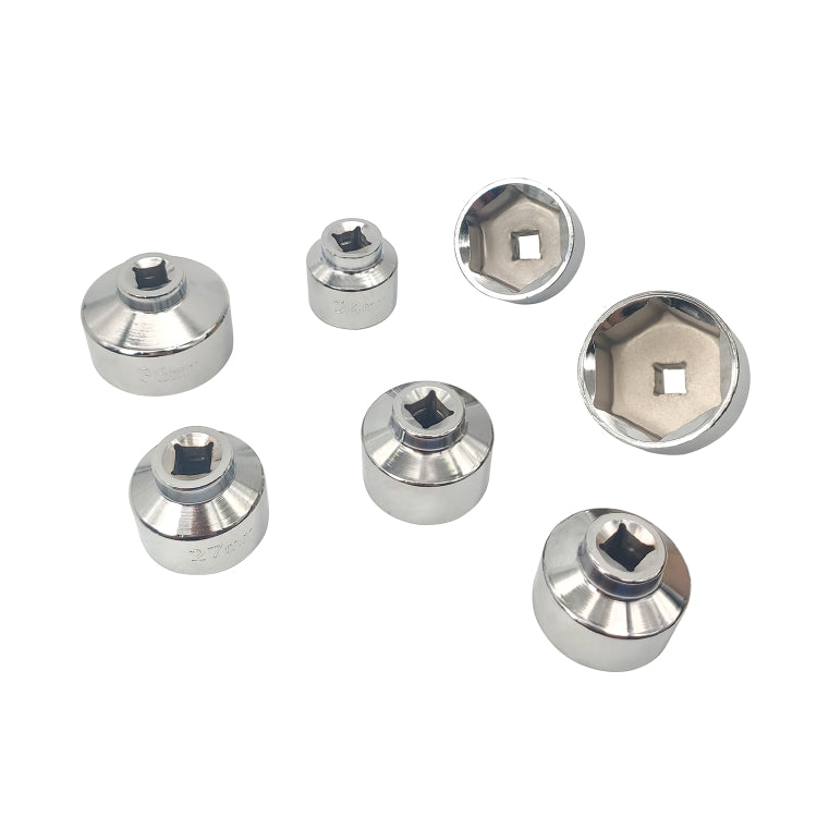 ZK-077 7 in 1 Car Cartridge Housing Oil Filter Cap Wrench Socket Set Tool Kit - Engine Repair Tools by PMC TechLife | Online Shopping South Africa | PMC TechLife | Buy Now Pay Later Mobicred