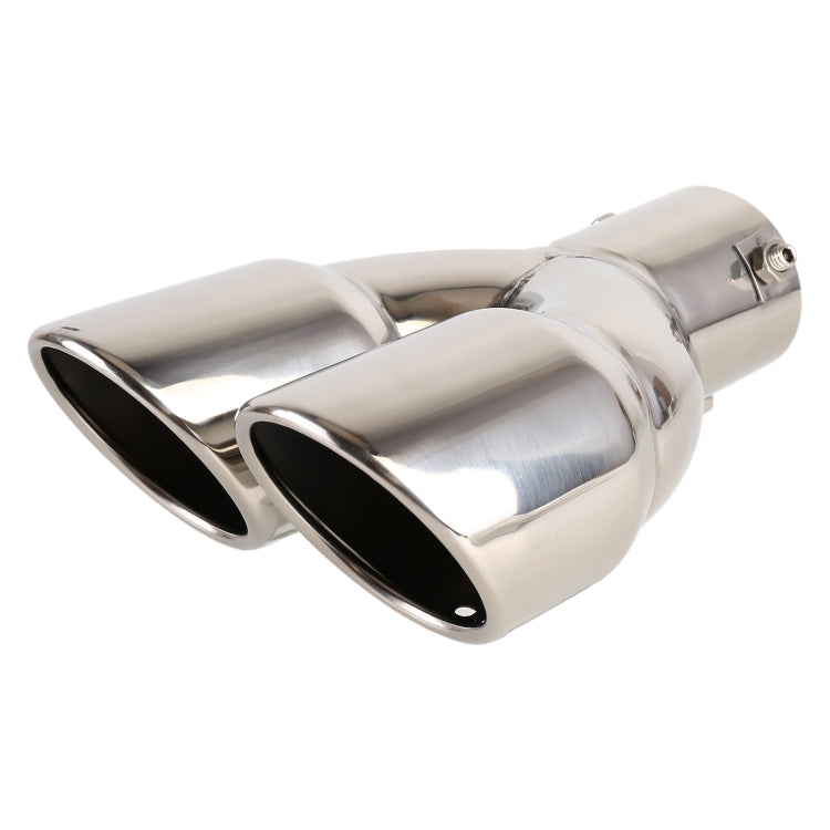Universal Car Styling Stainless Steel Straight Exhaust Tail Muffler Tip Pipe, Inside Diameter: 6cm(Silver) - Exhaust Pipes by PMC TechLife | Online Shopping South Africa | PMC TechLife | Buy Now Pay Later Mobicred