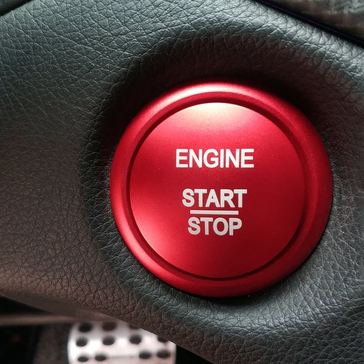 Car Engine Start Key Push Button Ring Trim Sticker Decoration for Mercedes-Benz A-Class 2013-2018 / C-Class 2015-2018 / GLA (Red) - Decoration Rings by PMC TechLife | Online Shopping South Africa | PMC TechLife | Buy Now Pay Later Mobicred