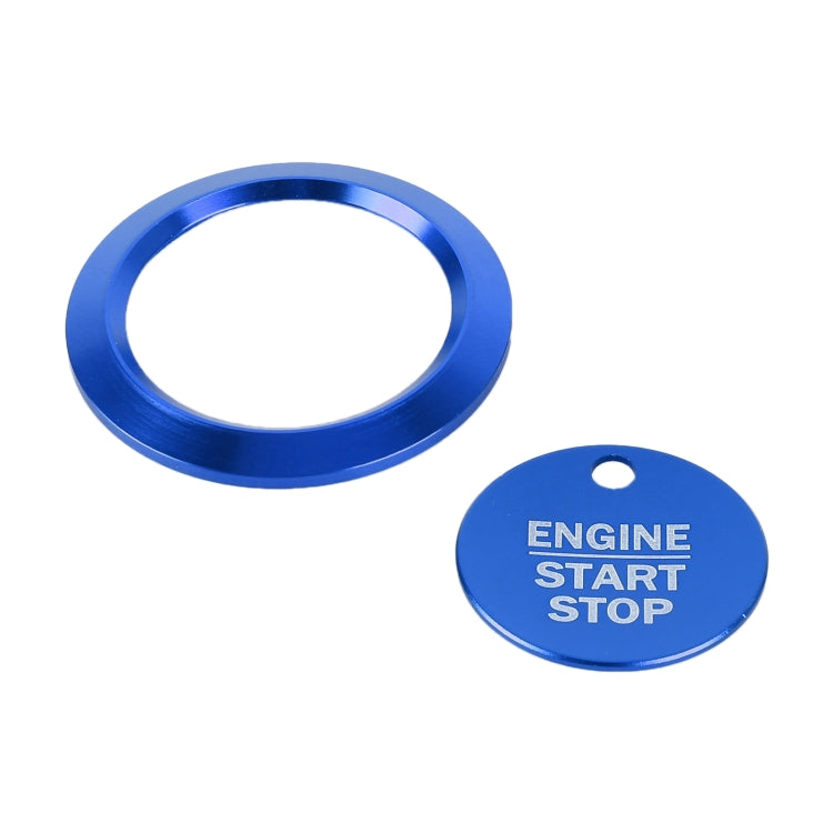 Car Engine Start Key Push Button Ring Trim Sticker Decoration for Ford F150 (Blue) - Decoration Rings by PMC TechLife | Online Shopping South Africa | PMC TechLife | Buy Now Pay Later Mobicred