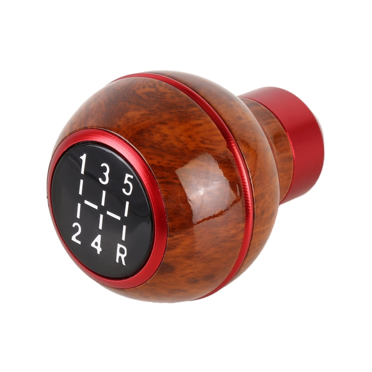 Car Shift Handball Gear Lever Gear 6-stall Wood Texture Shift Knob - Shift Knob by PMC TechLife | Online Shopping South Africa | PMC TechLife | Buy Now Pay Later Mobicred