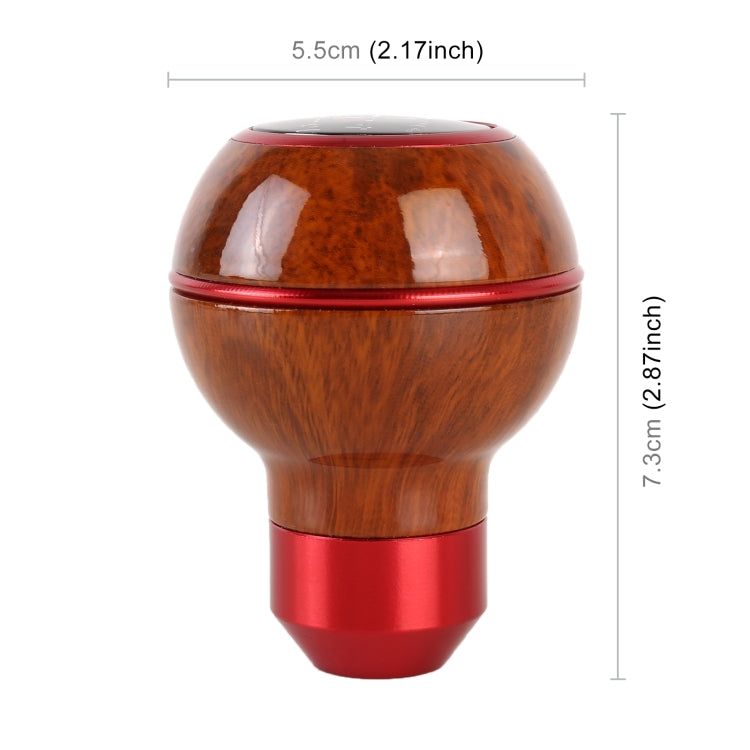 Car Shift Handball Gear Lever Gear 6-stall Wood Texture Shift Knob - Shift Knob by PMC TechLife | Online Shopping South Africa | PMC TechLife | Buy Now Pay Later Mobicred