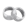 2 PCS Car Metal Air Conditioner Knob Case for Toyota Corolla / Levin / Allion / Yaris 2019-2021 (Silver) - free shipping - PMC TechLife - Order now!