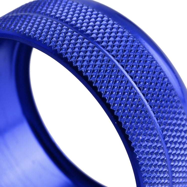 3 PCS Car Metal Air Conditioner Knob Case for BMW X1 / X2 / GT (Blue)