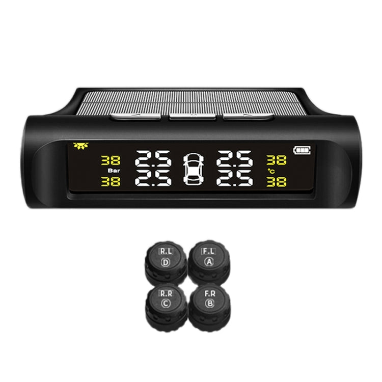 YB-Q0248 Universal Car Wireless Solar External Tire Pressure Monitor Detector - Tire Pressure Gauges by PMC TechLife | Online Shopping South Africa | PMC TechLife | Buy Now Pay Later Mobicred