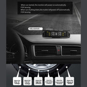 YB-Q0248 Universal Car Wireless Solar External Tire Pressure Monitor Detector