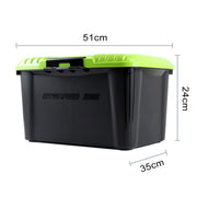 3R-2001 Car / Household Storage Box Sealed Box, Capacity: 30L (Green)