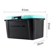 3R-2002 Car / Household Storage Box Sealed Box, Capacity: 40L(Blue)