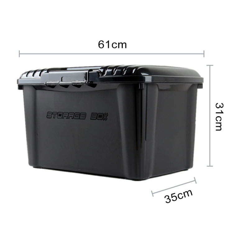 3R-2003 Car / Household Storage Box Sealed Box, Capacity: 50L(Black)