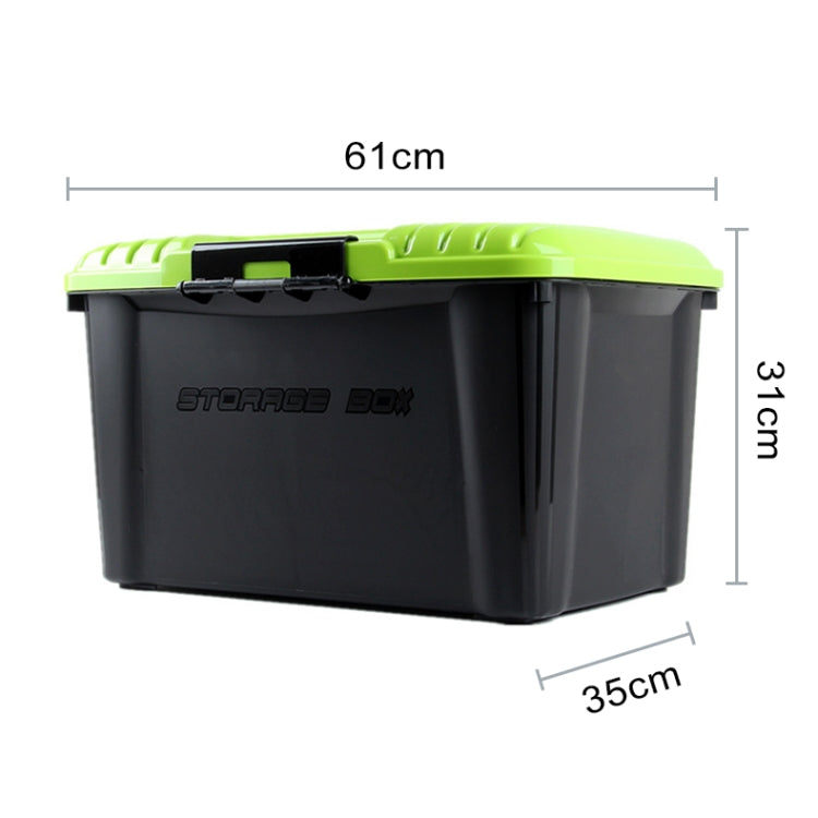 3R-2003 Car / Household Storage Box Sealed Box, Capacity: 50L(Green)