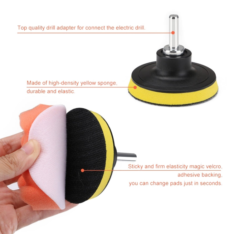 22 in 1 Floor Wall Window Glass Cleaning Descaling Electric Drill Brush Head Set - Sponges, Cloths & Brushes by PMC TechLife | Online Shopping South Africa | PMC TechLife | Buy Now Pay Later Mobicred