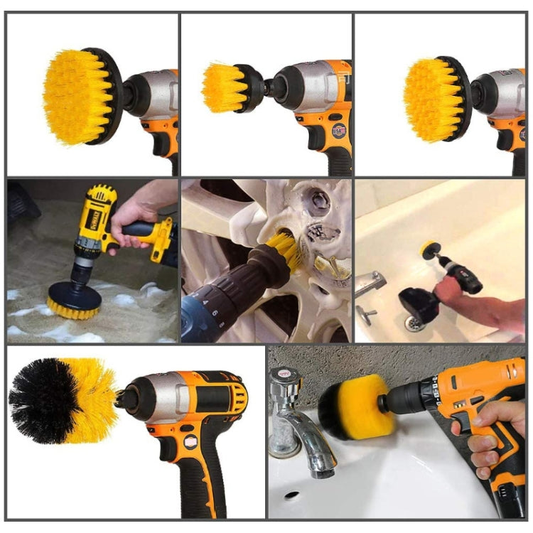 23 in 1 Floor Wall Window Glass Cleaning Descaling Electric Drill Brush Head Set - Sponges, Cloths & Brushes by PMC TechLife | Online Shopping South Africa | PMC TechLife | Buy Now Pay Later Mobicred