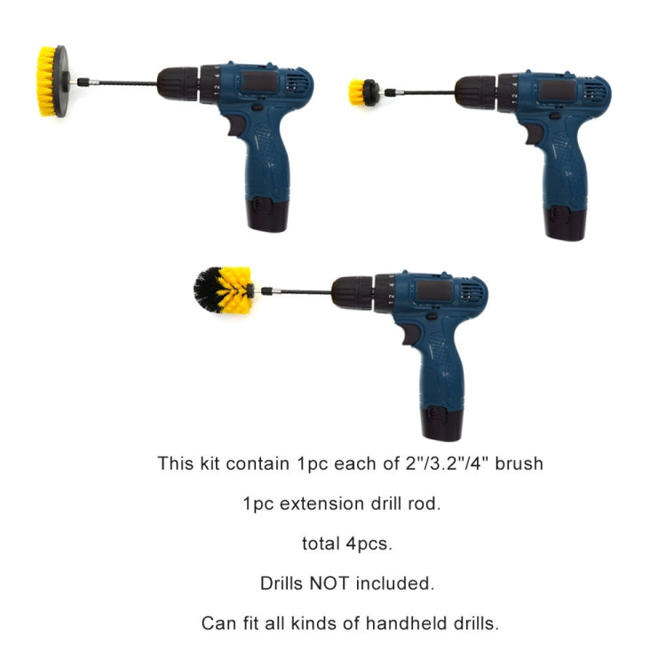 31 in 1 Floor Wall Window Glass Cleaning Descaling Electric Drill Brush Head Set - Sponges, Cloths & Brushes by PMC TechLife | Online Shopping South Africa | PMC TechLife | Buy Now Pay Later Mobicred