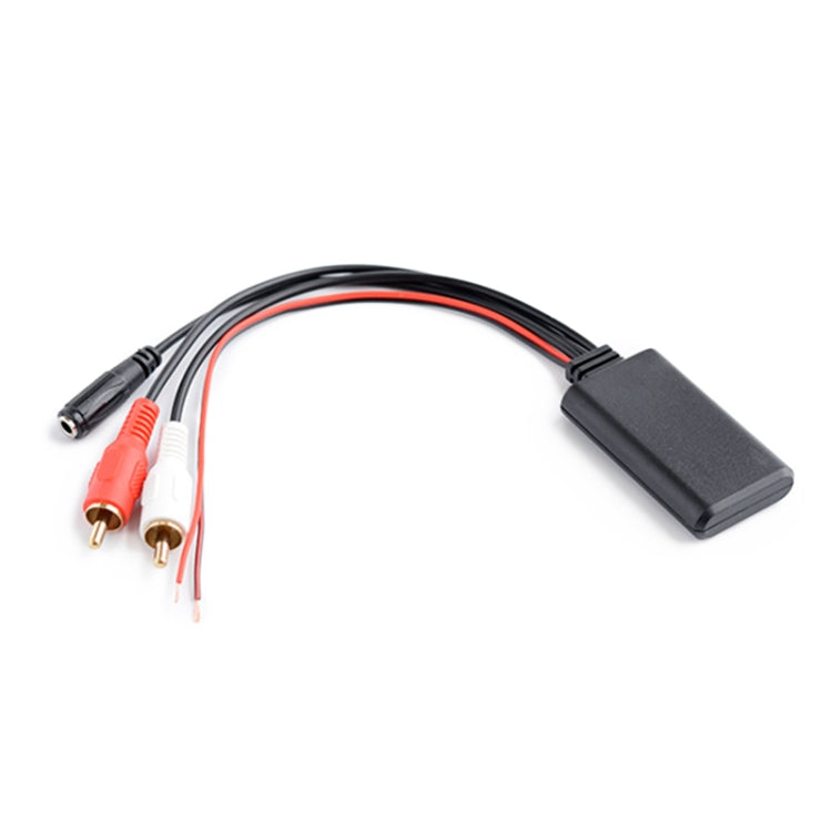 Car 2RCA Lotus Male Head AUX Music + MIC Bluetooth Phone Cable, Cable Length: 1.5m - DIY Cables by PMC TechLife | Online Shopping South Africa | PMC TechLife | Buy Now Pay Later Mobicred