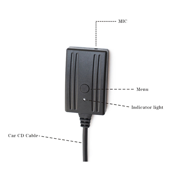 Car RNS-E 32PIN Bluetooth Music AUX Digital Audio Cable + MIC + Music Change for Audi A3 A4 A6 A8 TT R8