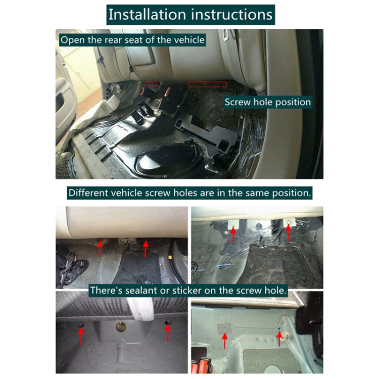 ZL-2016 Car Isofix Child Seat Interface Latch Retainer for Audi A4 / A6 - Seat Accessories by PMC TechLife | Online Shopping South Africa | PMC TechLife