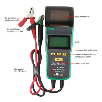 DUOYI DY2015B Car 12V Battery Tester - free shipping - PMC Jewellery - Order now!