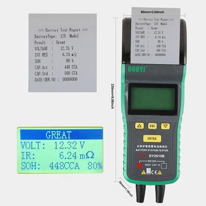 DUOYI DY2015B Car 12V Battery Tester - free shipping - PMC Jewellery - Order now!